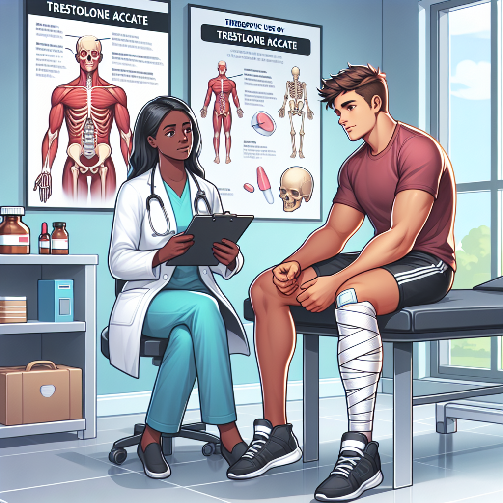 Therapeutic use of trestolone acetate in sports injuries