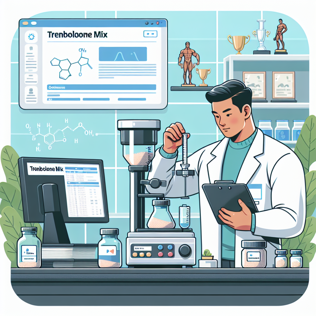 Administration of trenbolone mix in sports pharmacology
