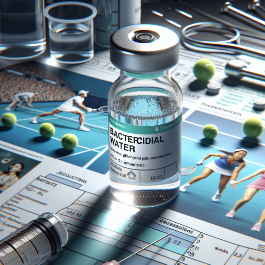 Bactericidal water injections: ally in sports pharmacology