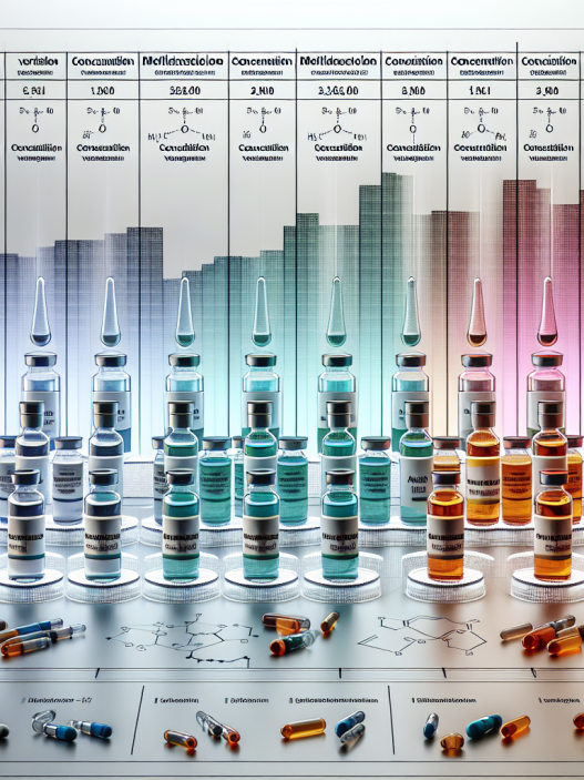 Concentration variations of metildrostanolone on the market