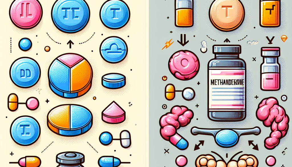 Methandienone compresse vs testosterone: key differences