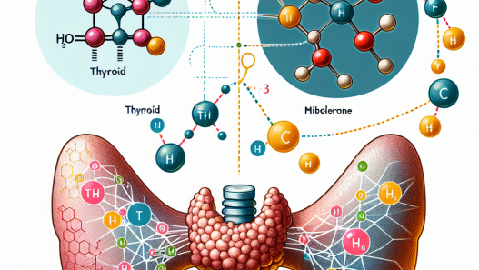 Thyroid function and mibolerone