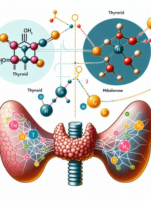 Thyroid function and mibolerone
