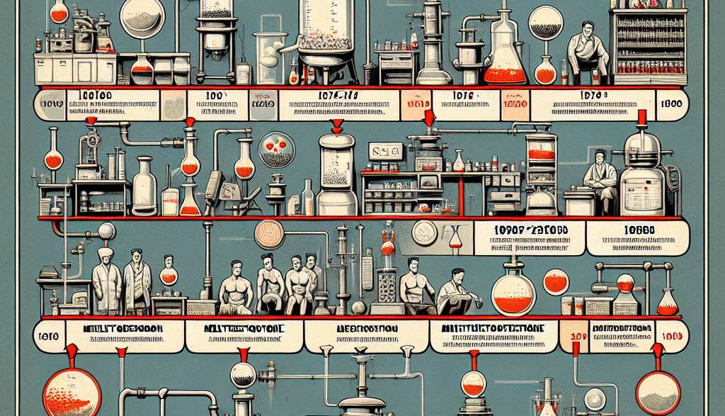 Underground lab versions of methyltestosterone: history