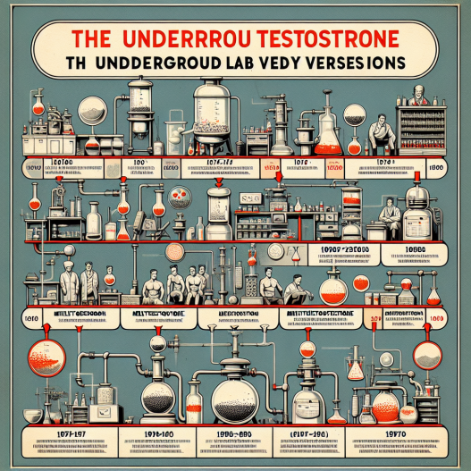 Underground lab versions of methyltestosterone: history
