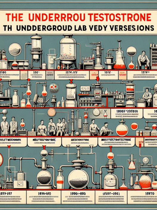 Underground lab versions of methyltestosterone: history