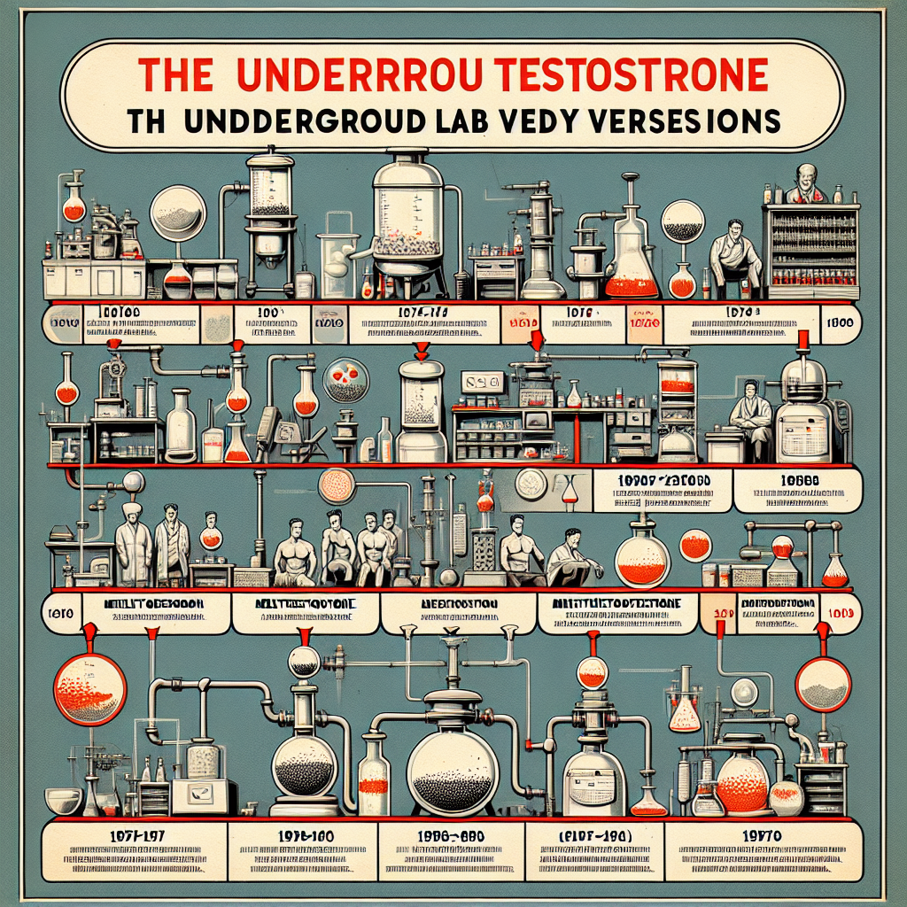 Underground lab versions of methyltestosterone: history