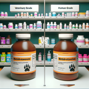 Veterinary vs human grade metildrostanolone