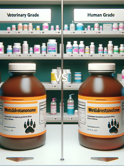 Veterinary vs human grade metildrostanolone