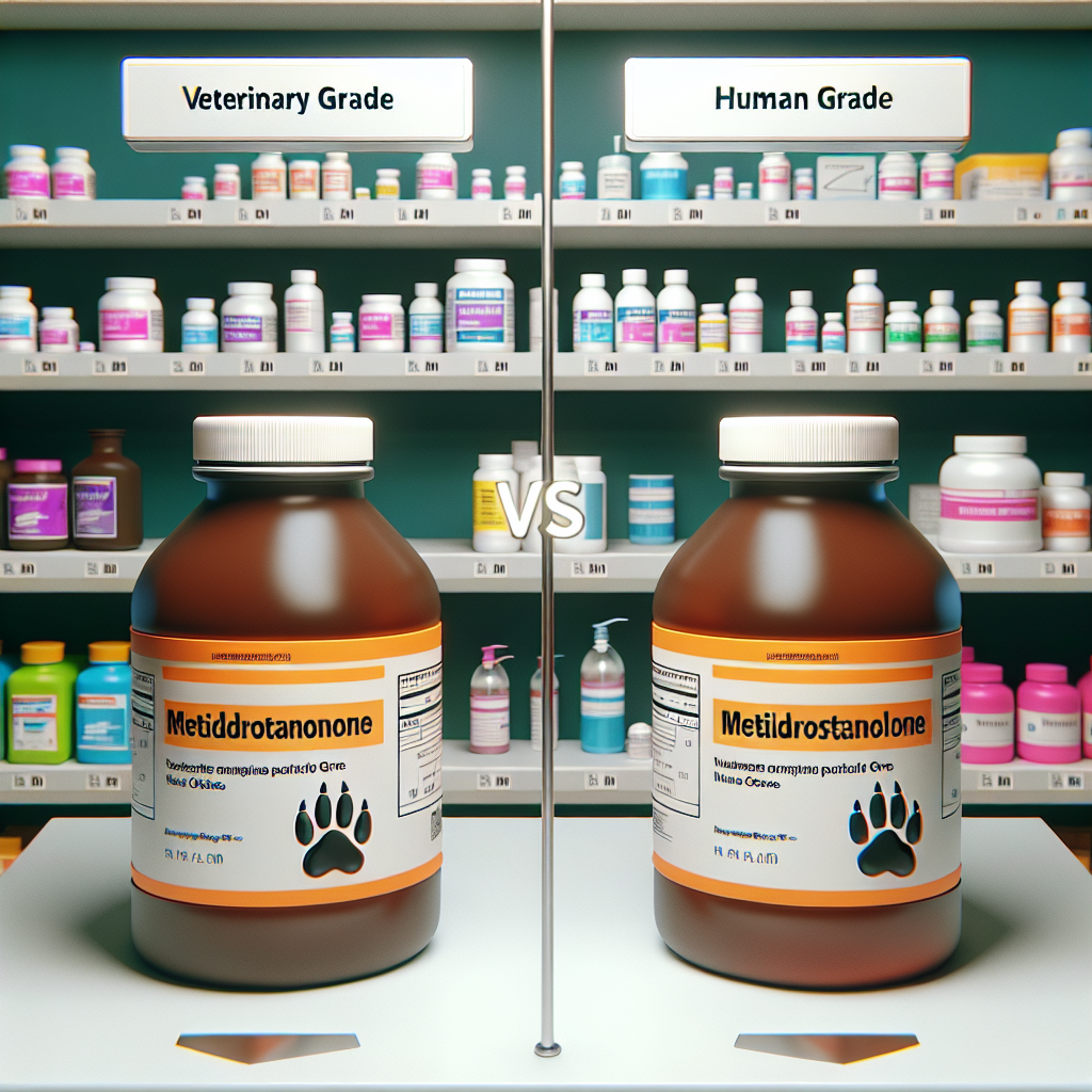 Veterinary vs human grade metildrostanolone