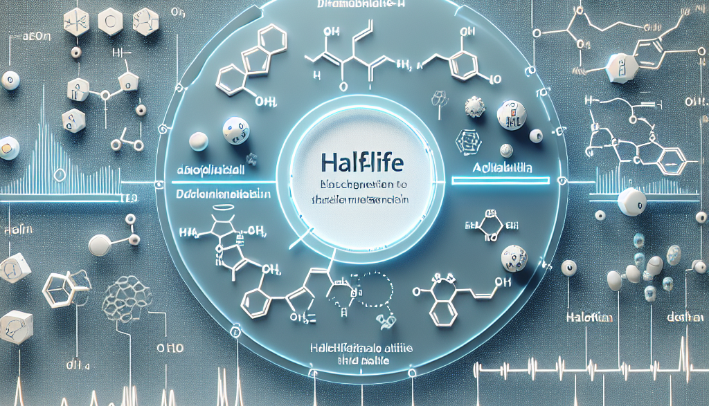 Half-life of halotestin and its clinical significance
