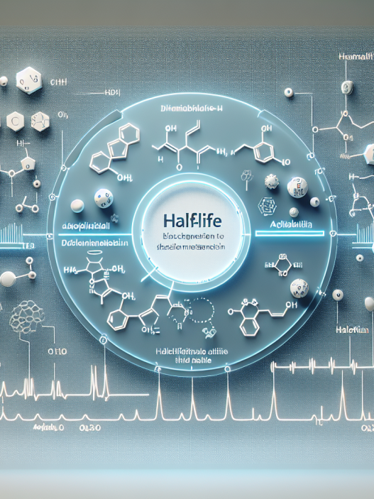 Half-life of halotestin and its clinical significance