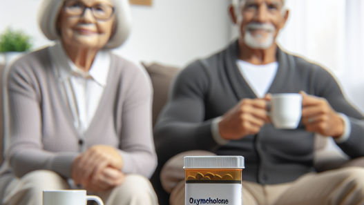 Oxymetholone compresse in elderly patients