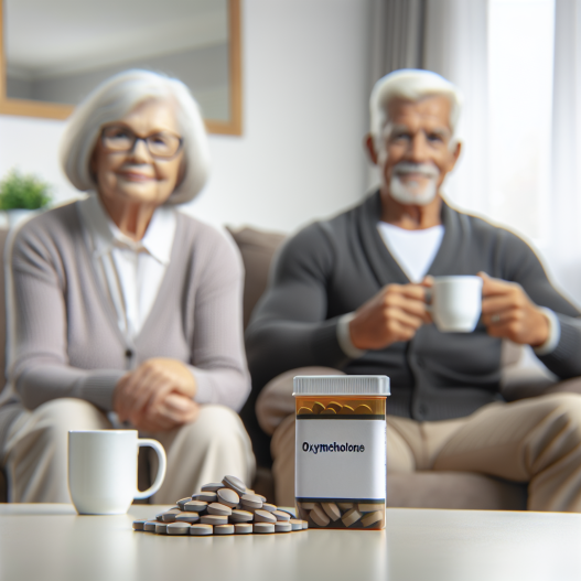 Oxymetholone compresse in elderly patients