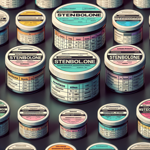 Cutting stack including stenbolone